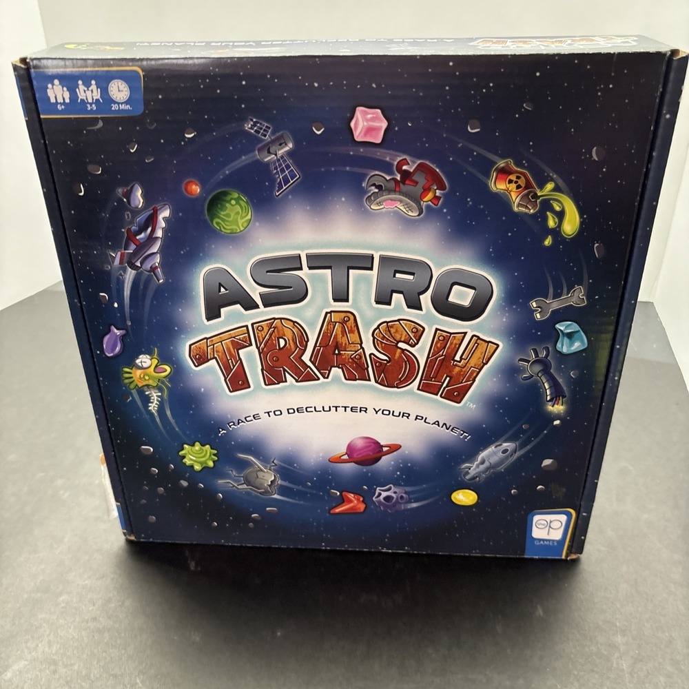 Award‎ Winning Astro Trash Family Board Game - Fast Paced From USAOPOLY (NEW)